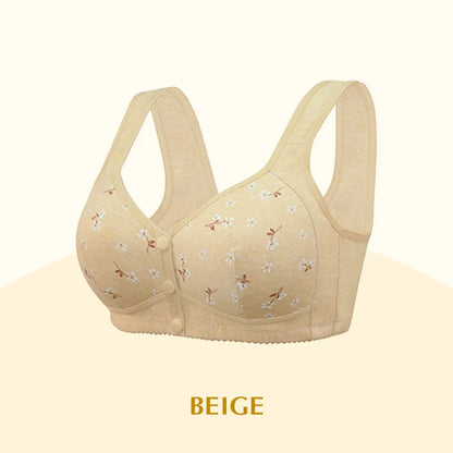 Anti Sagging Front Open Cooling Cotton Bra
